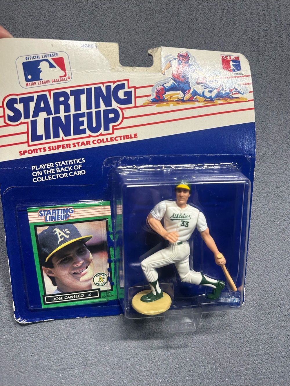 Starting Lineup Jose Canseco Baseball Figure - White & Green